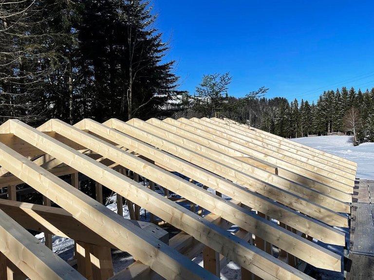 Neubau Jagdhütte, Hasle